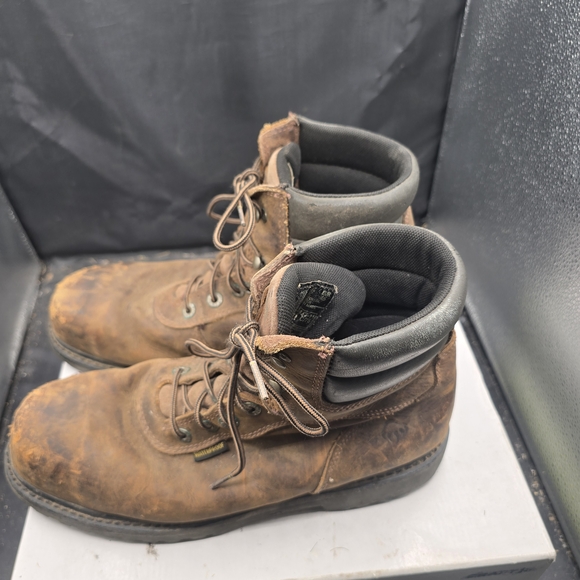 Wolverine Rugged Brown Leather Boots